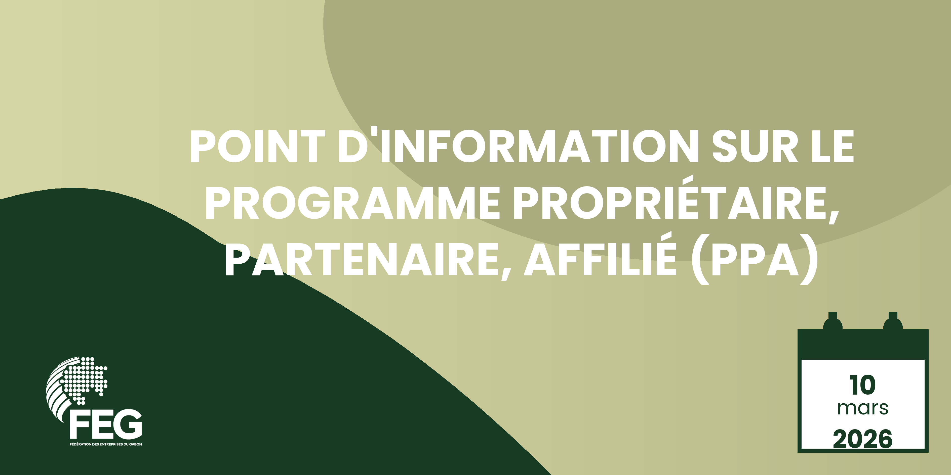 Point d’information sur le Programme Propriétaire, Partenaire, Affilié (PPA)