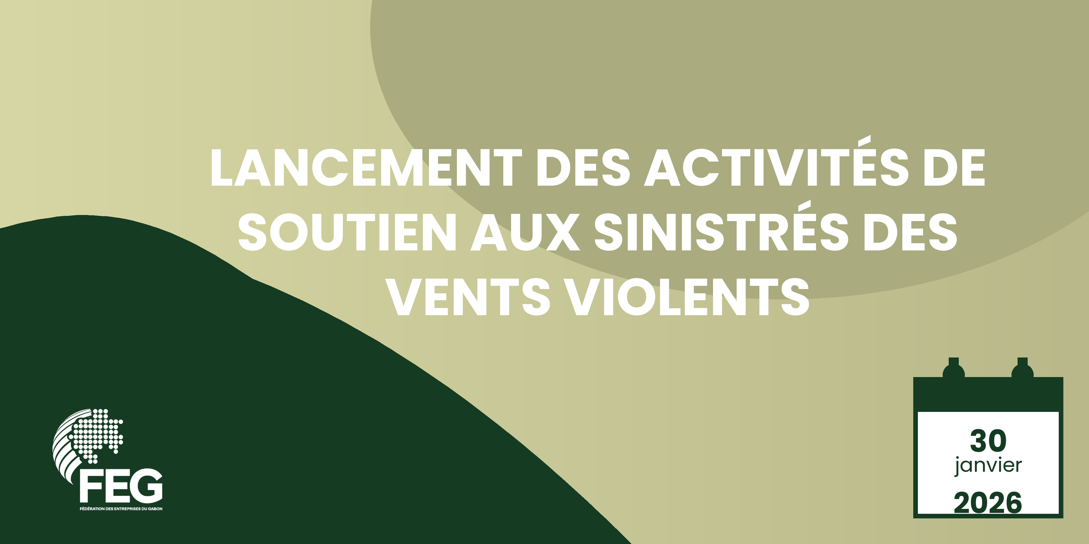 Invitation au lancement des activités de soutien aux sinistrés des vents violents